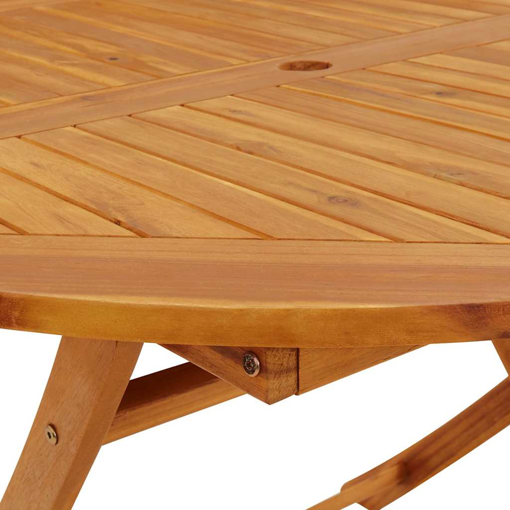 Klappbarer Gartentisch 110 Cm Massivholz Akazie