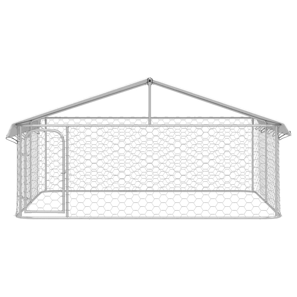 Outdoor-Hundezwinger Mit Dach
