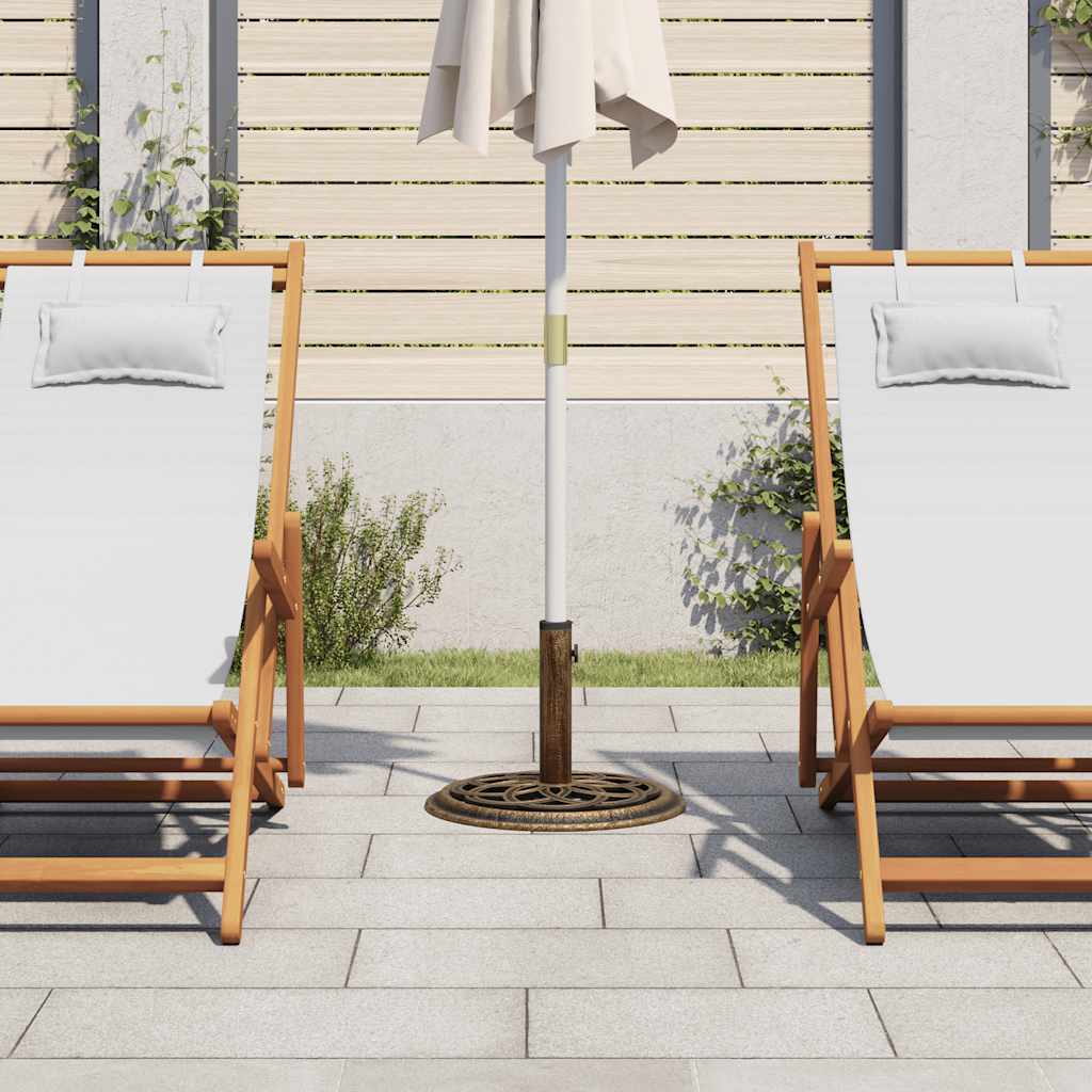 Sonnenschirmständer Bronzen 44X44X31 Cm Gusseisen