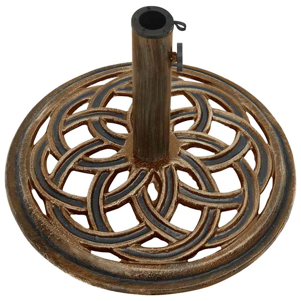 Sonnenschirmständer Bronzen 44X44X31 Cm Gusseisen