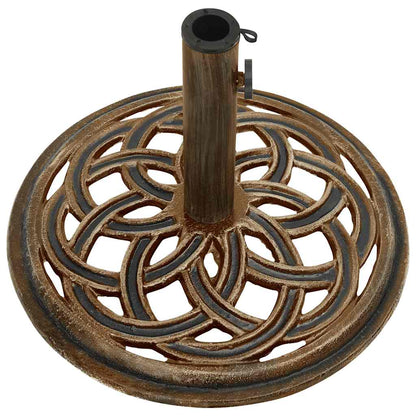Sonnenschirmständer Bronzen 44X44X31 Cm Gusseisen