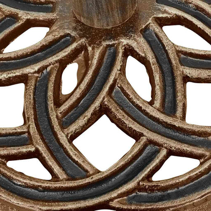 Sonnenschirmständer Bronzen 44X44X31 Cm Gusseisen
