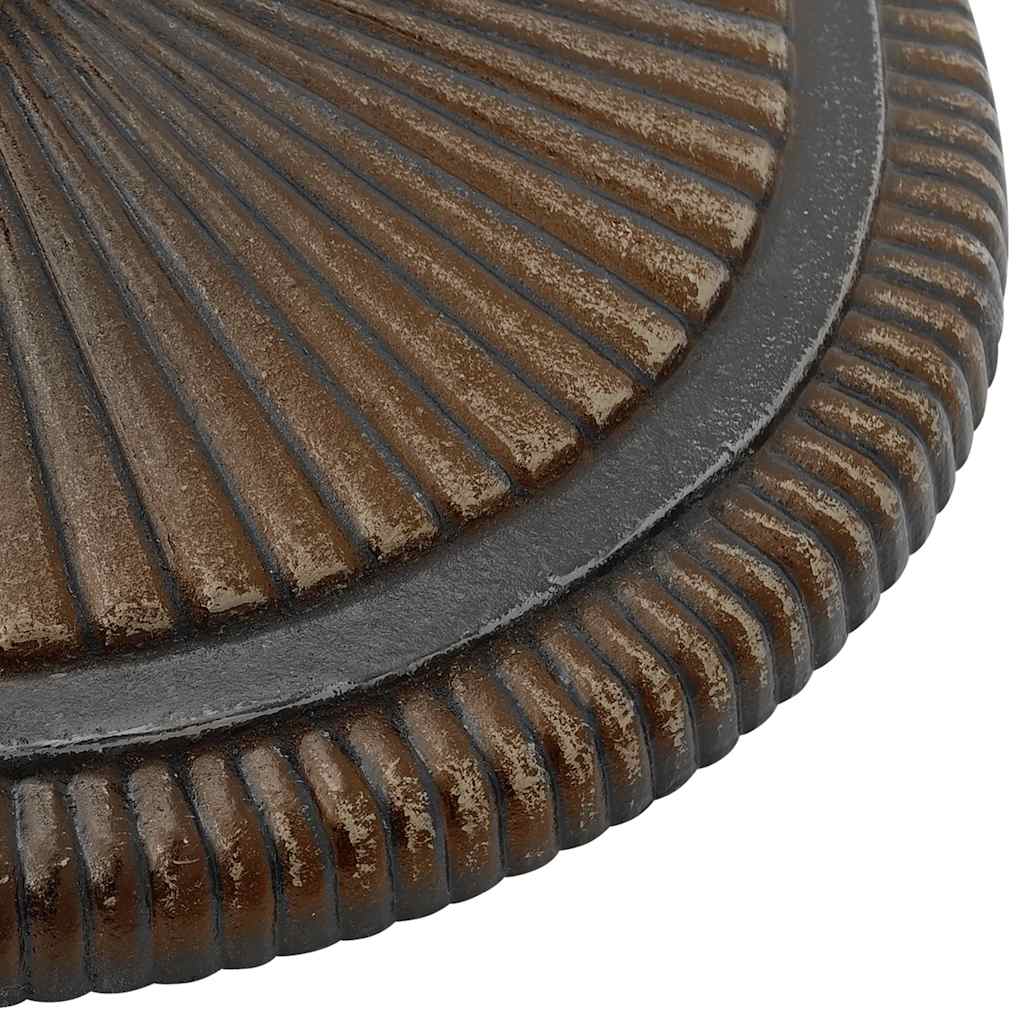 Sonnenschirmständer Bronzen 45X45X30 Cm Gusseisen