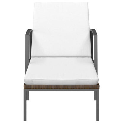 Sonnenliege Mit Auflage Poly Rattan