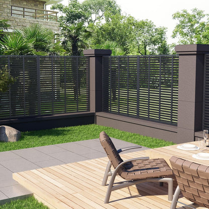 Lamellenzaun Wpc 180X180 Cm