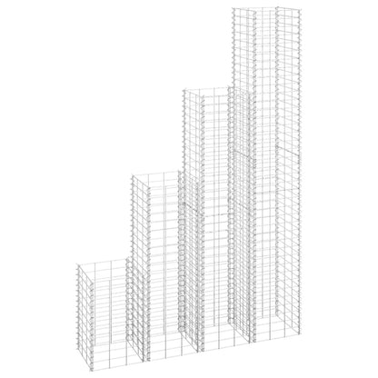 Gabionen-Hochbeete 3 Stk. 30X30X50 Cm Eisen