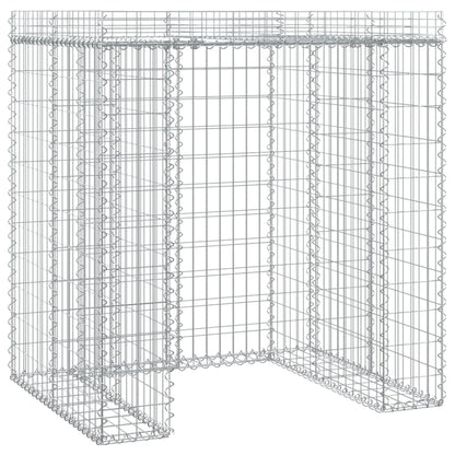 Gabionen-Mülltonnenbox 110X91X120 Cm Verzinktes Eisen