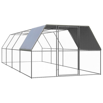 Hühnerkäfig 2X4X2 M Verzinkter Stahl