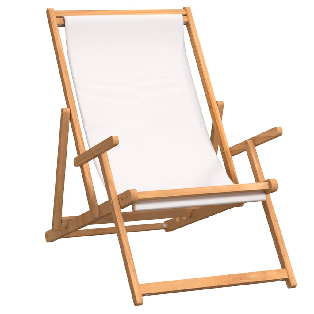 Strandstuhl Klappbar Massivholz Teak