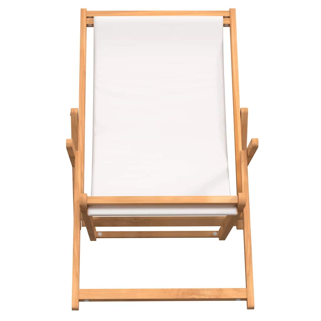 Strandstuhl Klappbar Massivholz Teak