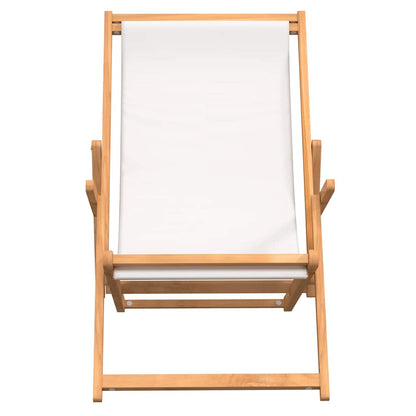 Strandstuhl Klappbar Massivholz Teak