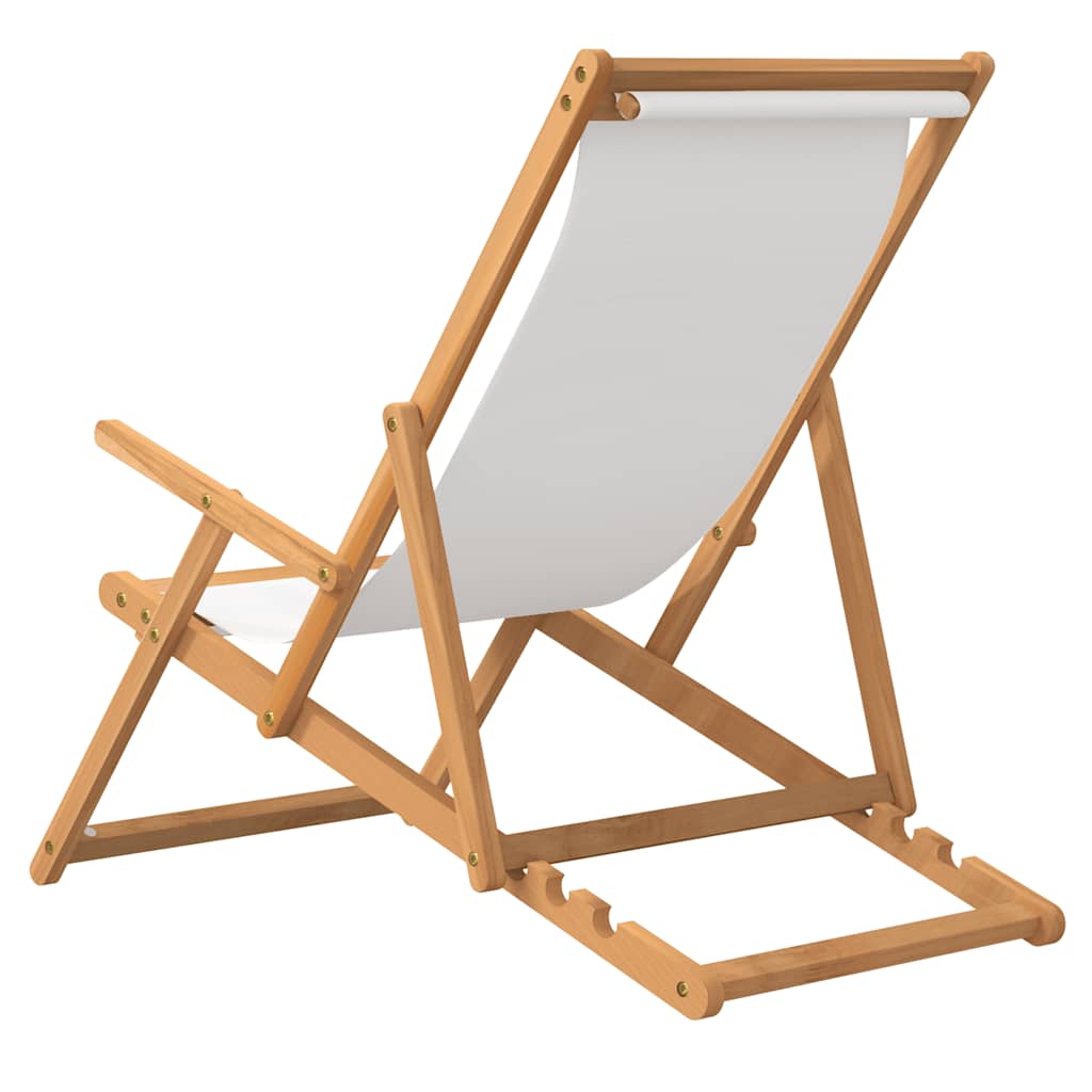 Strandstuhl Klappbar Massivholz Teak