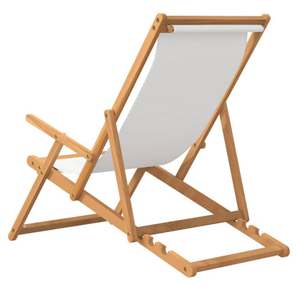 Strandstuhl Klappbar Massivholz Teak