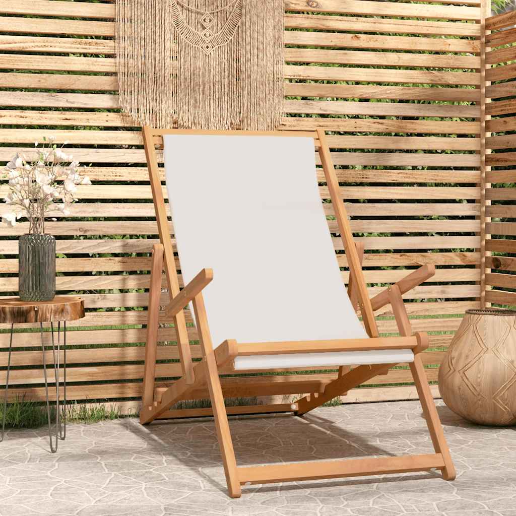 Strandstuhl Klappbar Massivholz Teak