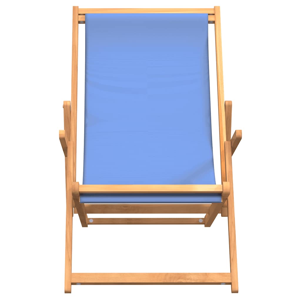 Strandstuhl Klappbar Massivholz Teak
