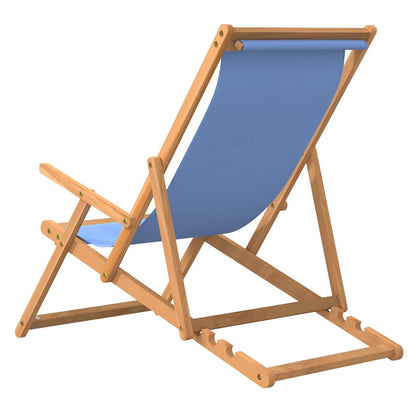 Strandstuhl Klappbar Massivholz Teak