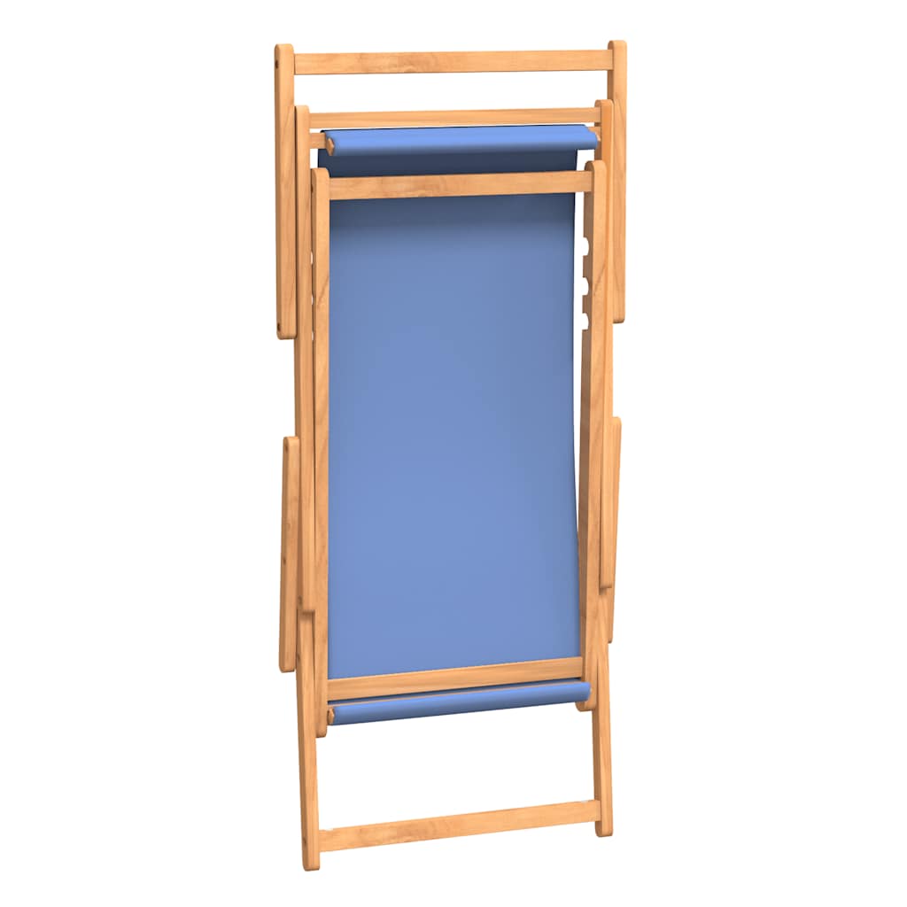 Strandstuhl Klappbar Massivholz Teak