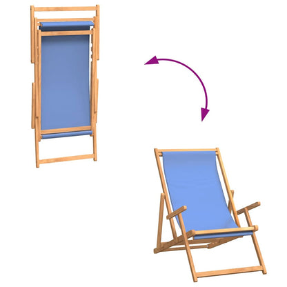 Strandstuhl Klappbar Massivholz Teak