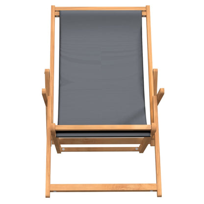 Strandstuhl Klappbar Massivholz Teak