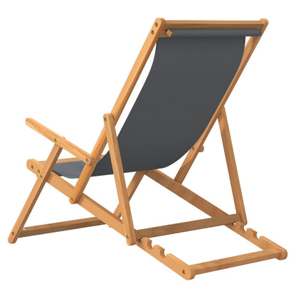 Strandstuhl Klappbar Massivholz Teak