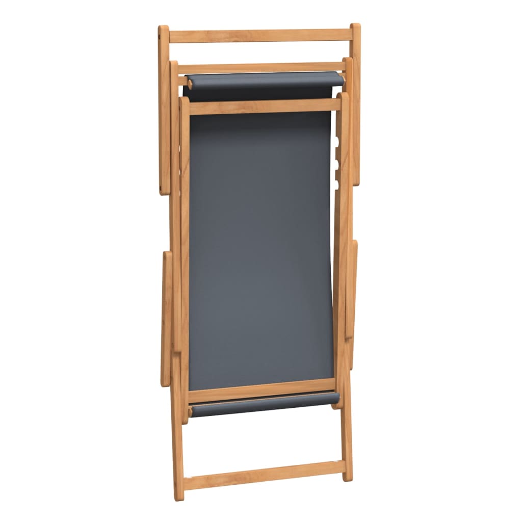 Strandstuhl Klappbar Massivholz Teak