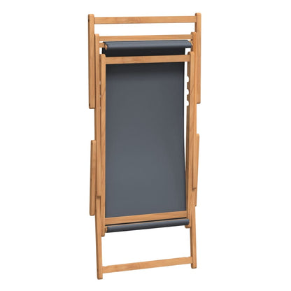 Strandstuhl Klappbar Massivholz Teak