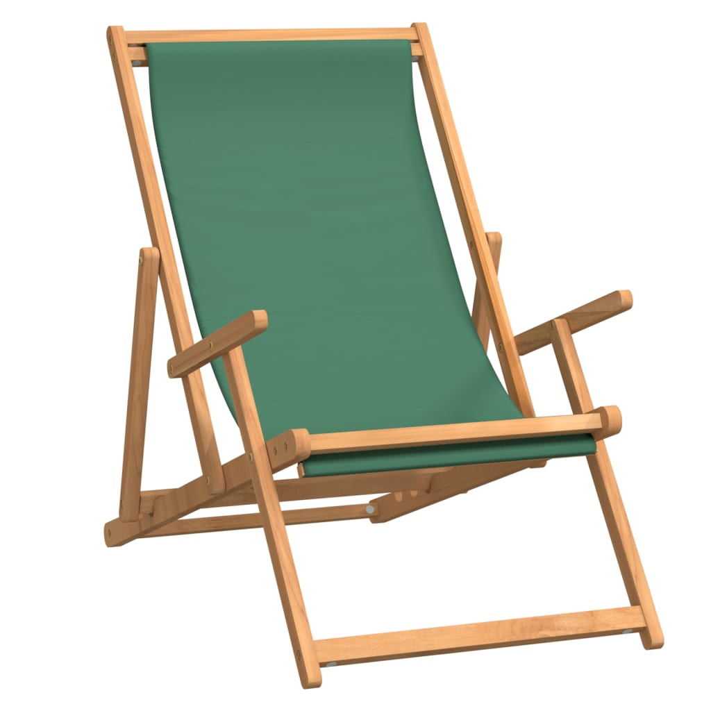 Strandstuhl Klappbar Massivholz Teak