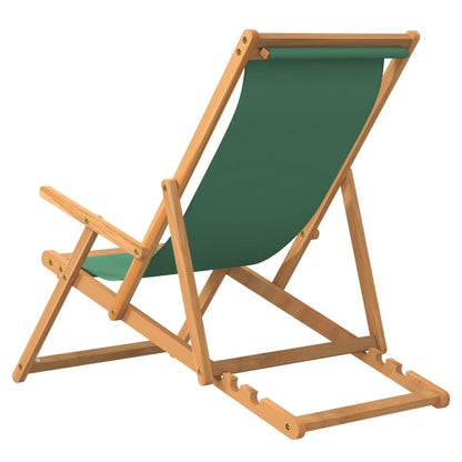 Strandstuhl Klappbar Massivholz Teak