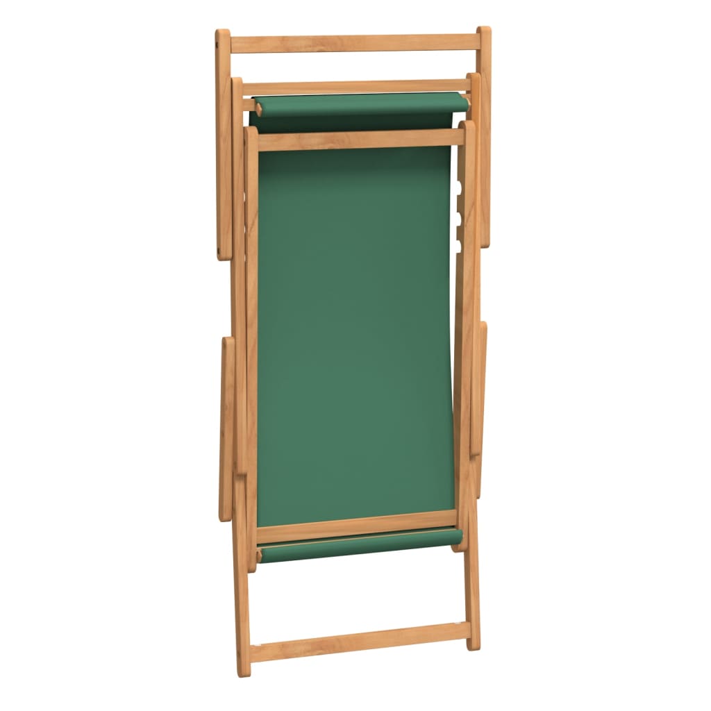 Strandstuhl Klappbar Massivholz Teak