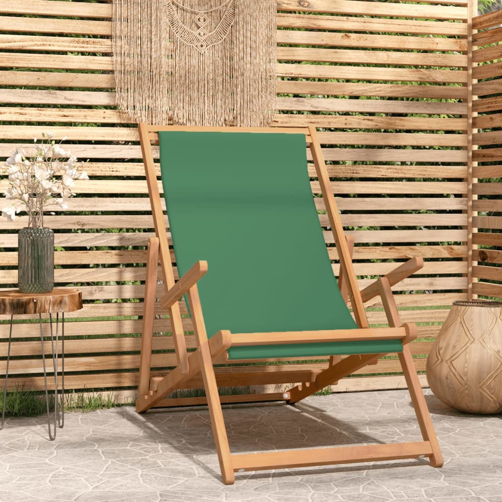 Strandstuhl Klappbar Massivholz Teak