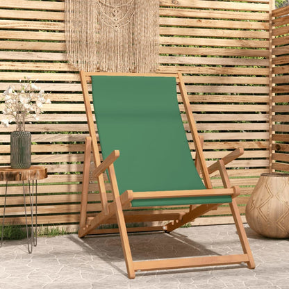 Strandstuhl Klappbar Massivholz Teak