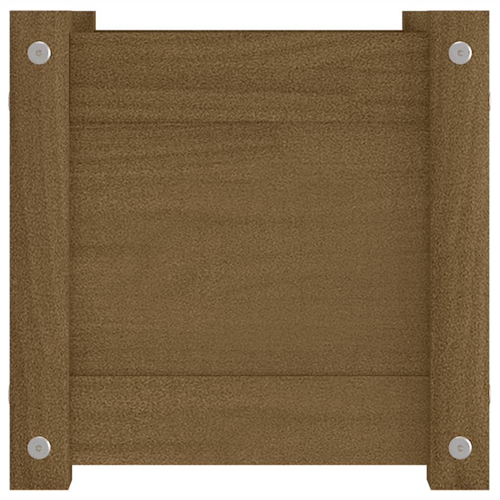 Pflanzkübel 31X31X31 Cm Massivholz Kiefer