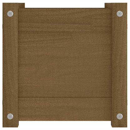 Pflanzkübel 31X31X31 Cm Massivholz Kiefer
