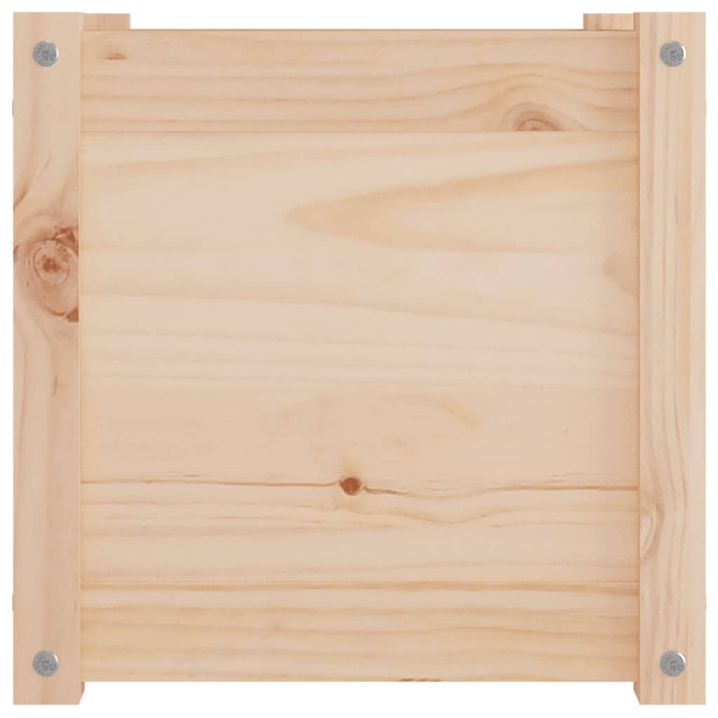 Pflanzkübel 2 Stk. 40X40X40 Cm Massivholz Kiefer