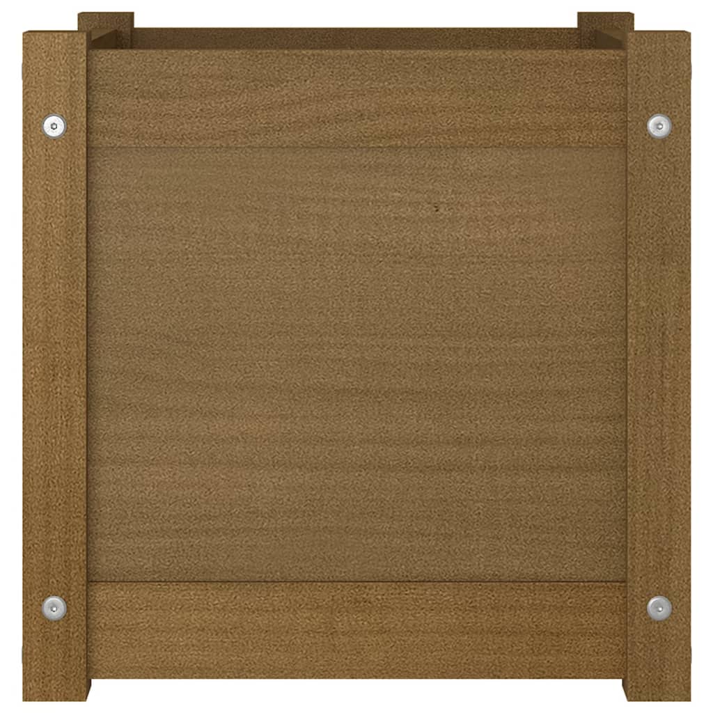 Pflanzkübel 2 Stk. 40X40X40 Cm Massivholz Kiefer