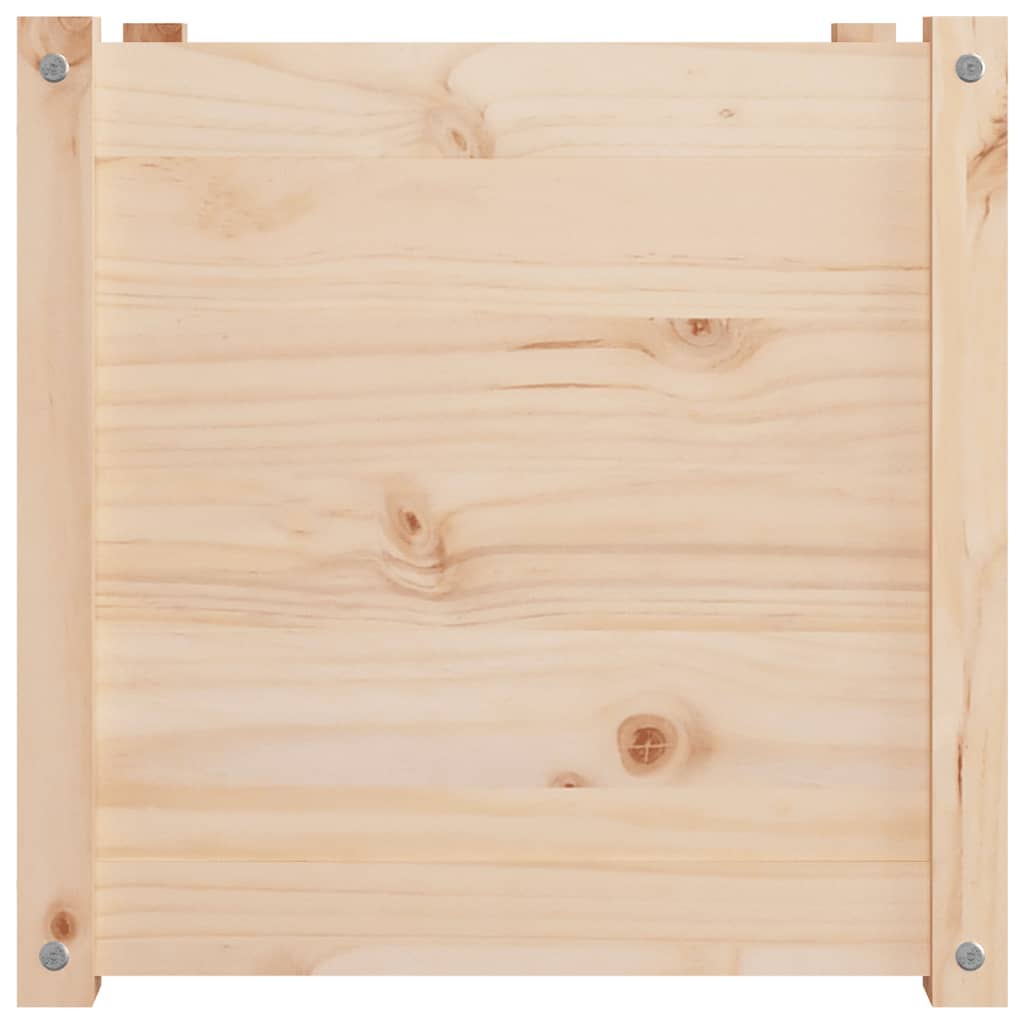 Pflanzkübel 2 Stk. 50X50X50 Cm Massivholz Kiefer