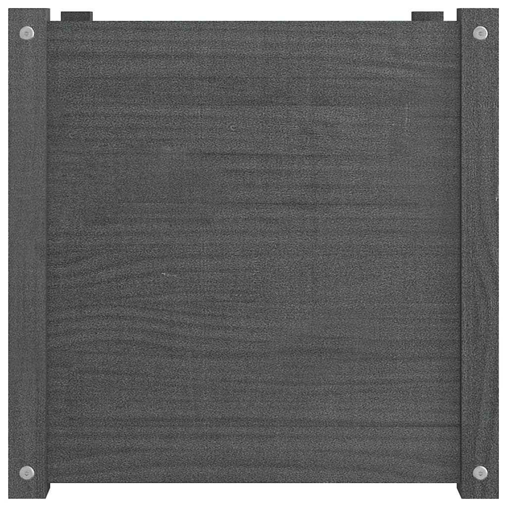 Pflanzkübel 2 Stk. 50X50X50 Cm Massivholz Kiefer
