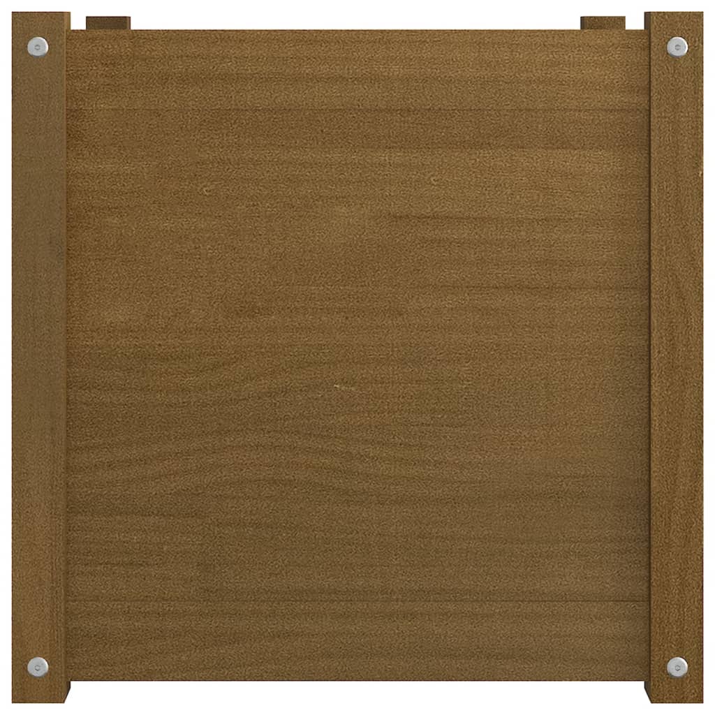 Pflanzkübel 2 Stk. 50X50X50 Cm Massivholz Kiefer