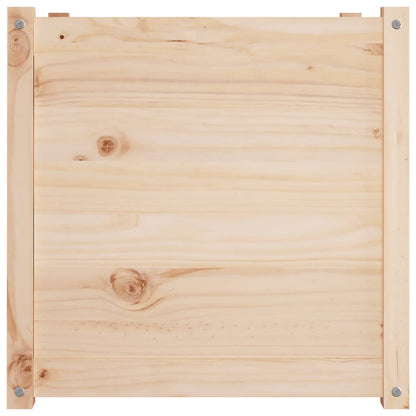 Pflanzkübel 2 Stk. 60X60X60 Cm Massivholz Kiefer