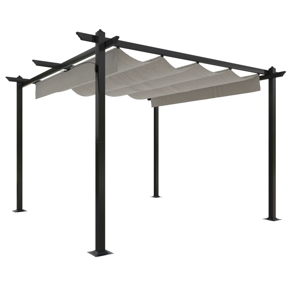 Pavillon Mit Ausziehbarem Dach 3X3 M