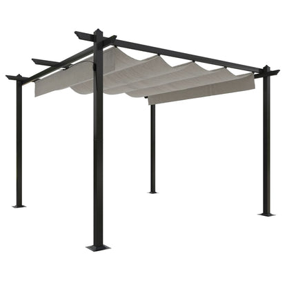 Pavillon Mit Ausziehbarem Dach 3X3 M