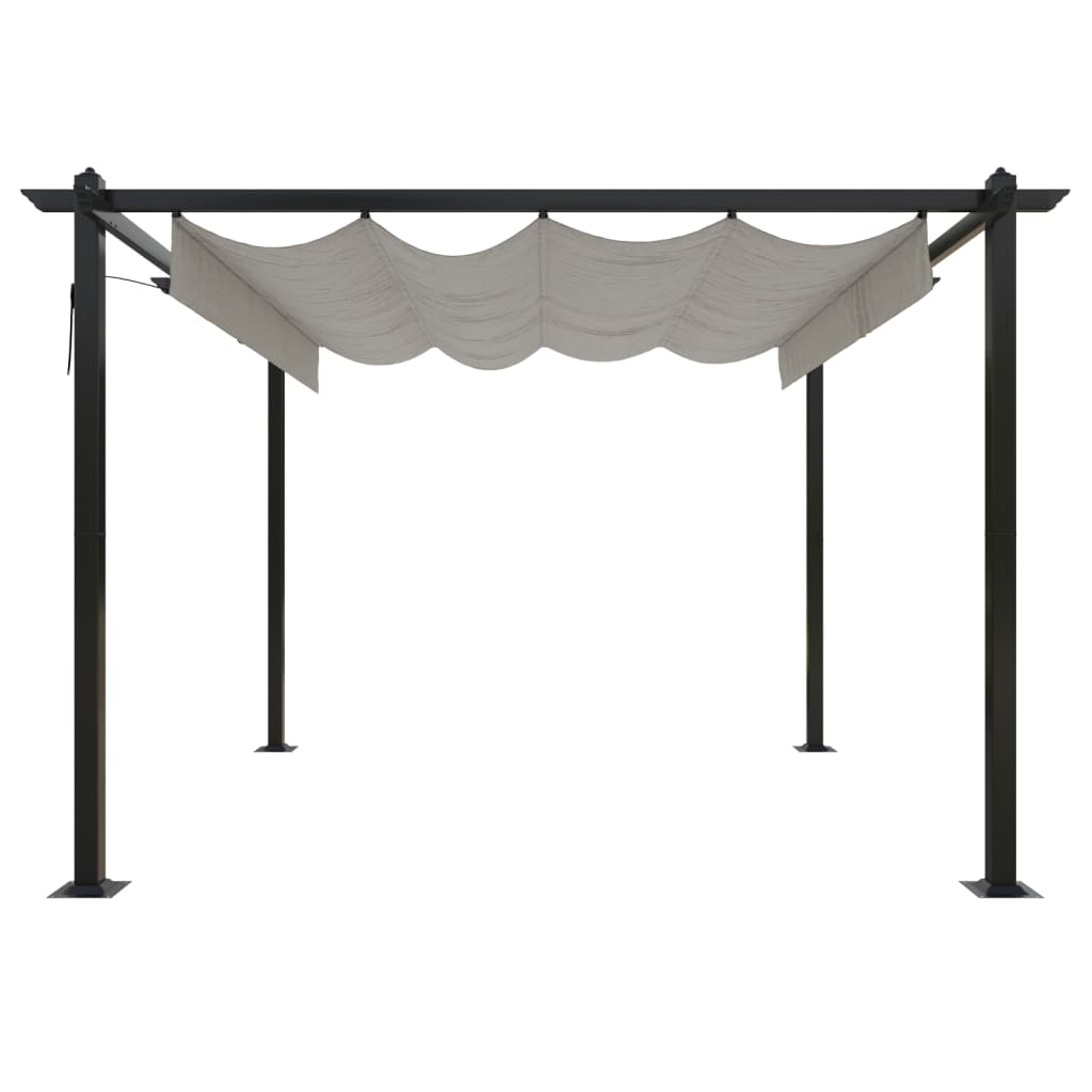 Pavillon Mit Ausziehbarem Dach 3X3 M