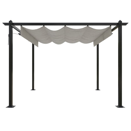 Pavillon Mit Ausziehbarem Dach 3X3 M