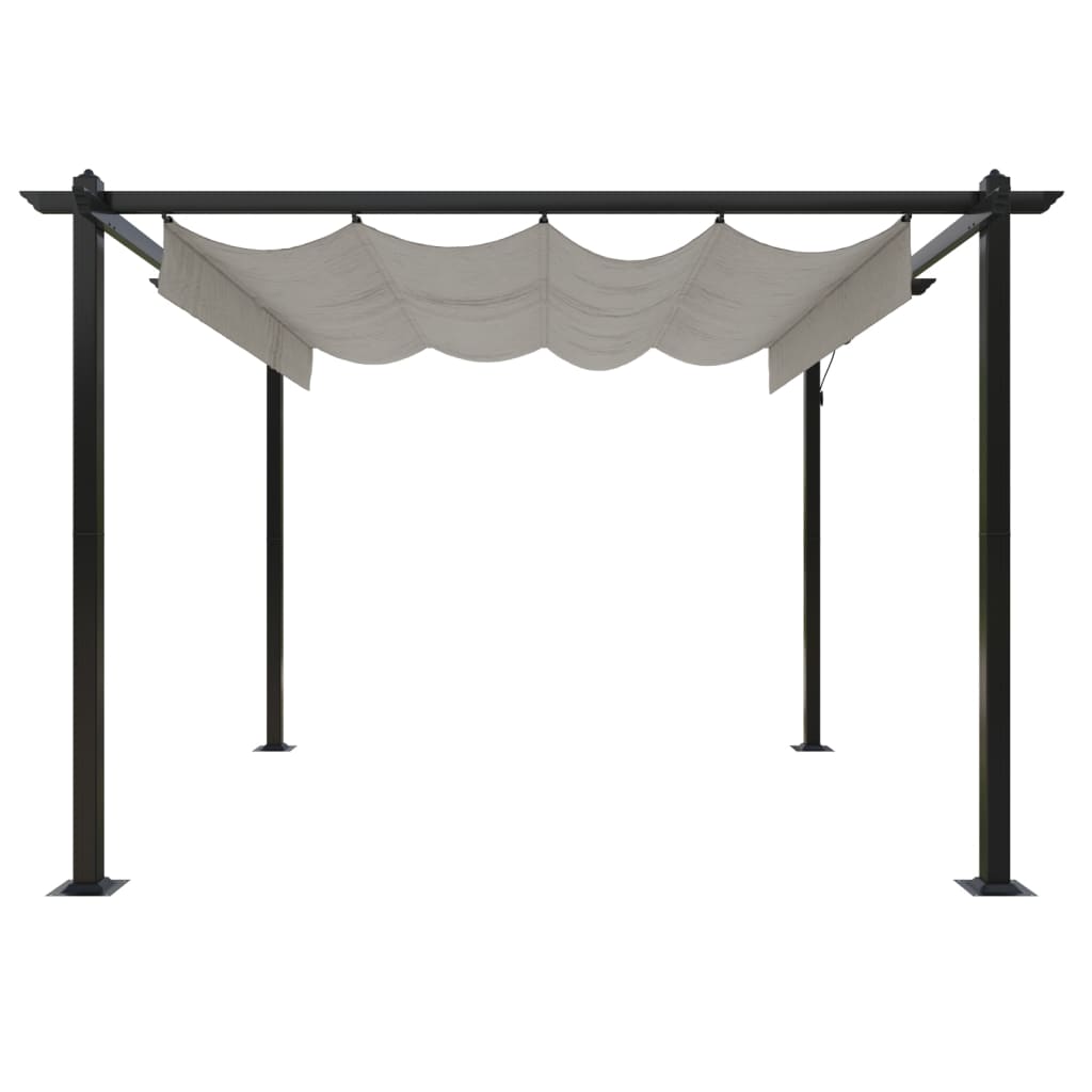 Pavillon Mit Ausziehbarem Dach 3X3 M