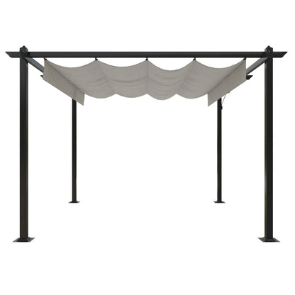 Pavillon Mit Ausziehbarem Dach 3X3 M
