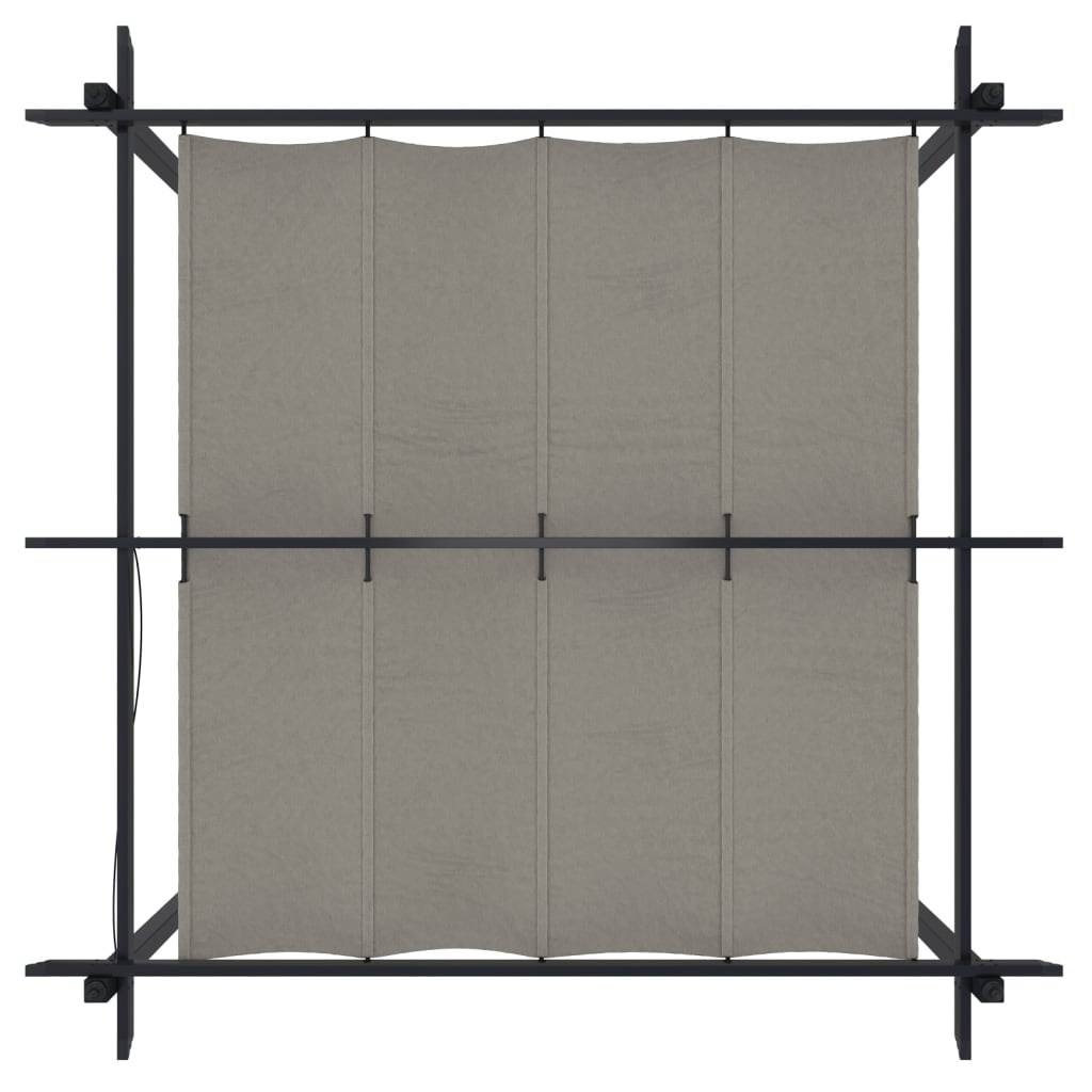 Pavillon Mit Ausziehbarem Dach 3X3 M