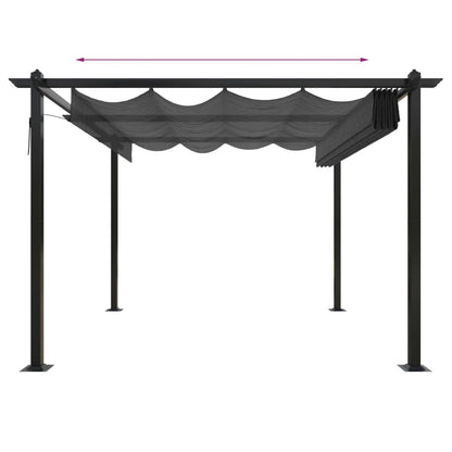 Pavillon Mit Ausziehbarem Dach 3X3 M