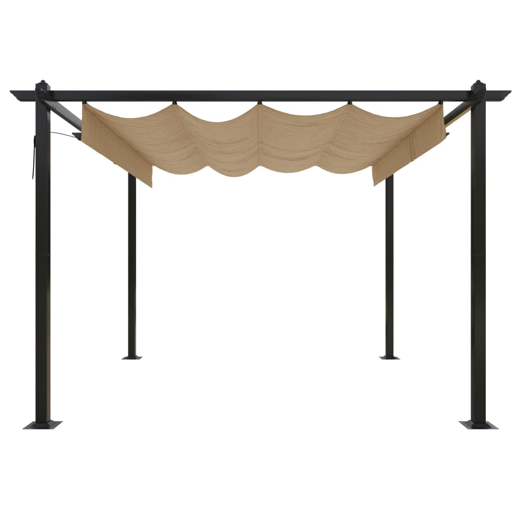 Pavillon Mit Ausziehbarem Dach 3X3 M