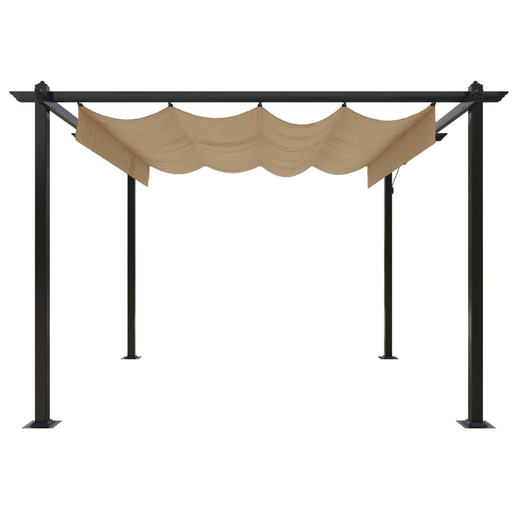 Pavillon Mit Ausziehbarem Dach 3X3 M