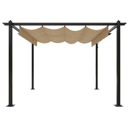 Pavillon Mit Ausziehbarem Dach 3X3 M